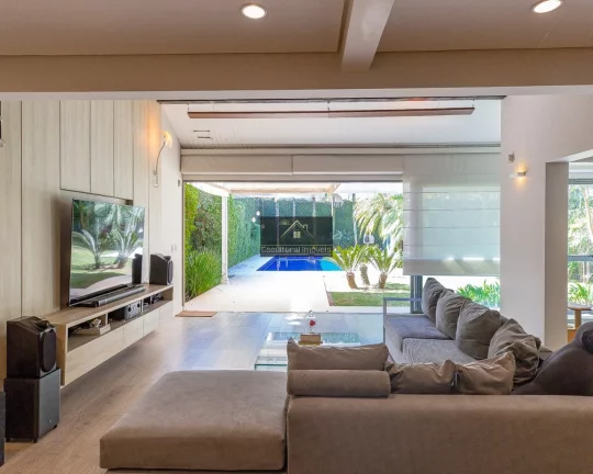 Imagem CAMPO BELO SOBRADO ALTO PADRÃO RECÉM-REFORMADO 425,00 M 4 SUÍTES DUPLEX COPA COZINHA LAREIRA PORCELANATO ÁREA GOURMET PISCINA 4 VAGAS RUA TRAQUILA
