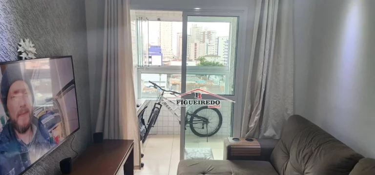 Imagem Apartamento à venda, 51 m² por R$ 335.000,00 - Aviação - Praia Grande/SP