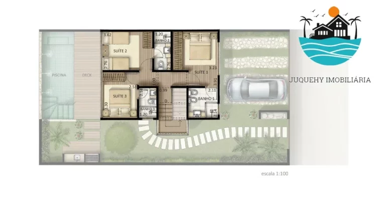 Imagem Lançamento Casa em condomínio Juquehy - entrega no contrapiso, 160m² de construção e 250m² de área útil, 3 suítes, 2 vagas | Juquehy Imobiliária