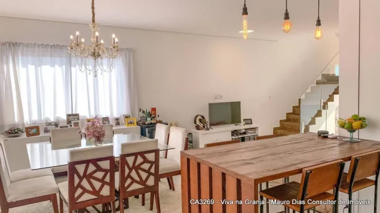 Imagem Casa com 3 suítes, 271 m², à venda por R$ 1.590.000- Ganja Viana - Cotia/SP