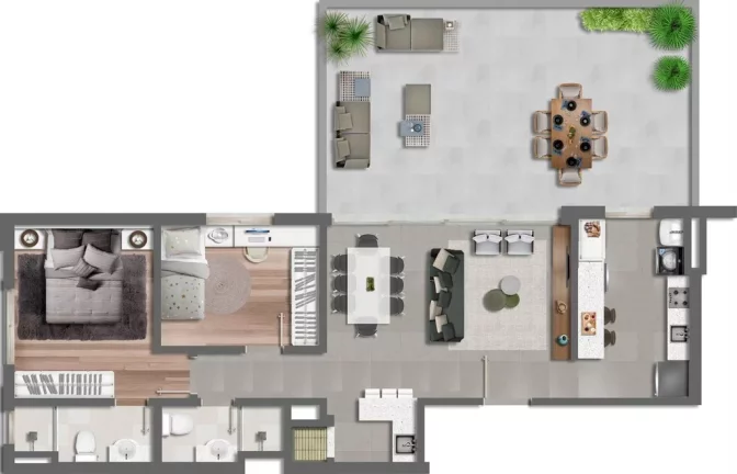 Imagem Apartamento à venda no bairro Passo da Areia - Porto Alegre/RS