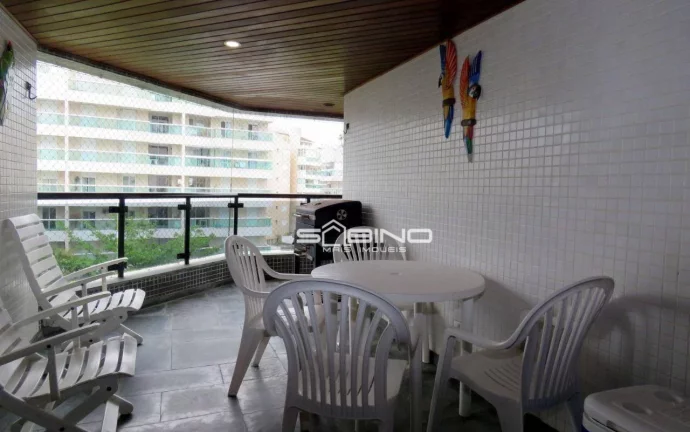 Imagem Apartamento Pé na Areia à venda, com 3 dormitórios 1 suíte 137m² - Riviera de São Lourenço - Bertioga SP