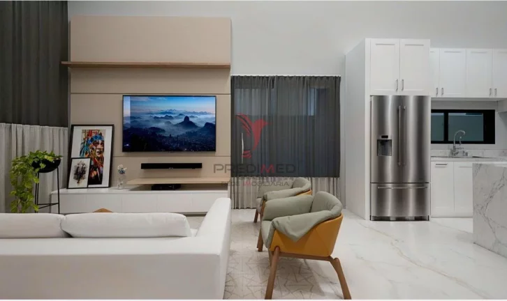 Imagem Casa térrea com 3 Suites, 2 Vagas de Garagem, disponível em condomínio sunville