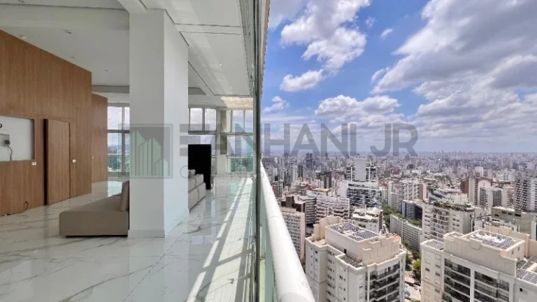Imagem Apartamento de Luxo à Venda em Cerqueira César - 1 quarto, 1 suíte, 3 salas e 2 vagas de garagem - São Paulo-SP - 120m².