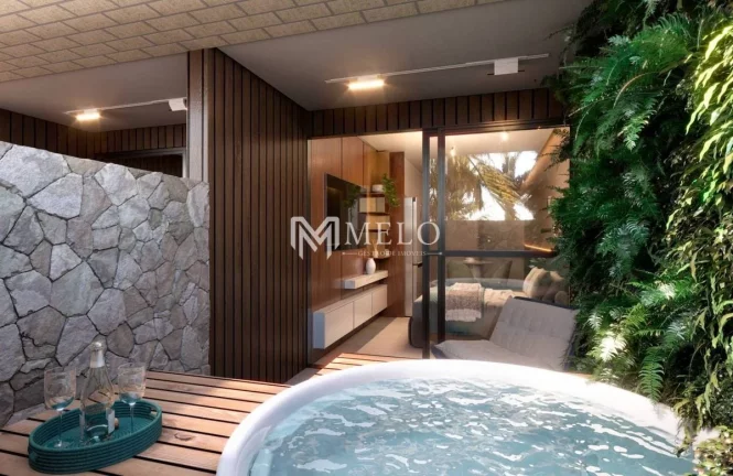 Imagem FLAT PORTO DE GALINHAS: 21,55m², 01 QTO, SL, 01WC...