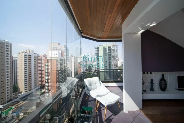 Imagem Cobertura Duplex Mobiliada à Venda em Indianópolis - São Paulo/SP.