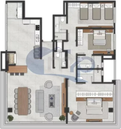 Imagem Apartamento á venda com 3 suítes na Praia Grande em Torres/RS