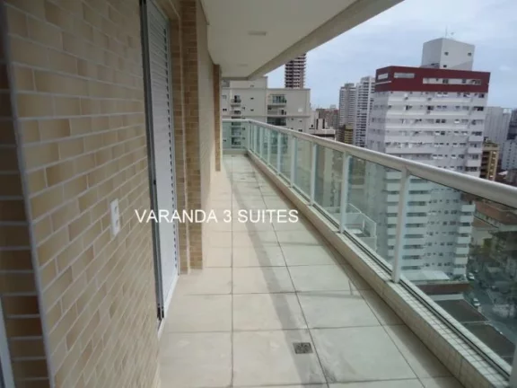 Imagem Lindo apto alto padrão no Gonzaga andar alto - 3 vagas