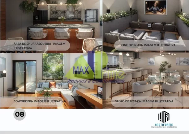 Imagem APARTAMENTO 36,80M²/02 DORMITÓRIOS/SACADA