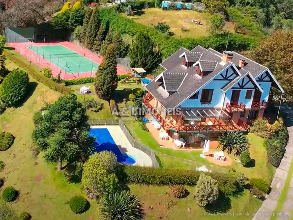Imagem Casa Condomínio Campos do Jordão | 977 m² | 5 Suítes | Lazer Completo