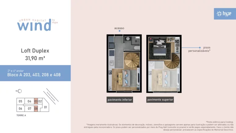Imagem WIND - SEU NOVO APARTAMENTO EM SANTA FELICIDADE