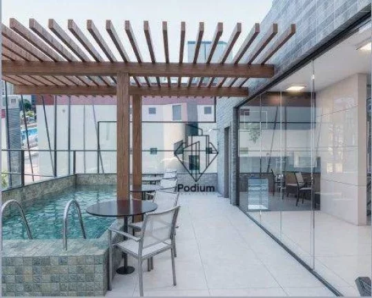 Imagem Cobertura duplex com banheira e área gourmet a 400m da praia do Bessa - CO0341.