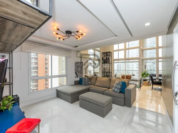 Imagem Apartamento chacara klabin sala com pé-direito duplo