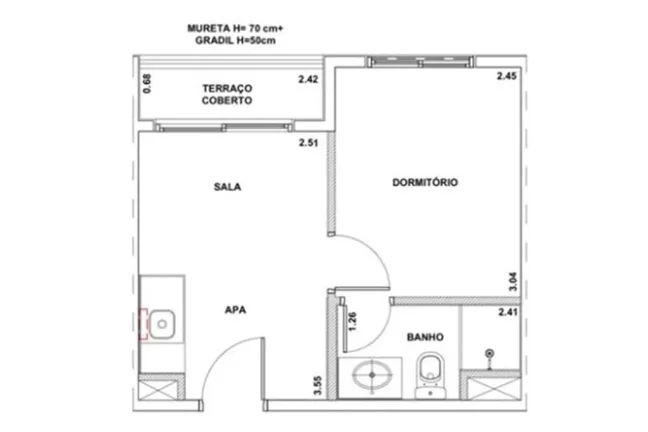 Imagem Oportunidade única: Apartamento à venda no Itaim Bibi, São Paulo-SP, 1 quarto, 1 banheiro, 24m² de área.