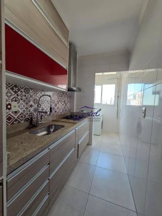 Imagem Apartamento com 2 dormitórios à venda, 66 m² por R$ 480.000 - Guilhermina - Praia Grande/SP
