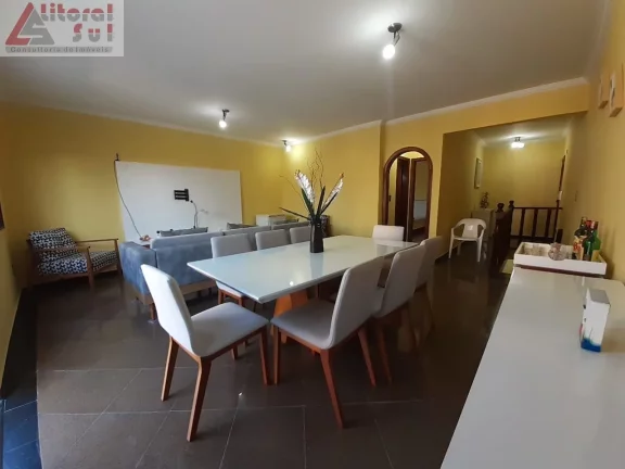 Imagem Cobertura Duplex na Guilhermina, Praia Grande-SP: 4 quartos, 2 suítes, 2 salas, 3 banheiros, 2 vagas, 258m². Aproveite!