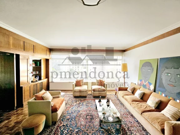 Imagem Excelente apartamento na Al Jaú com 276m², 3 quartos (2 suítes) e 2 vagas
