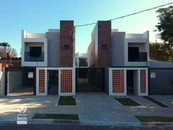 Imagem Lindo Sobrado 124 m² com 3 quartos sendo 1 suíte à venda por R$ 759.549,00 - Guaíra - Curitiba/PR