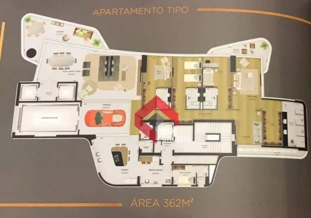 Imagem Apartamento à venda, 368 m² por R$ 4.880.000,00 - Meireles - Fortaleza/CE