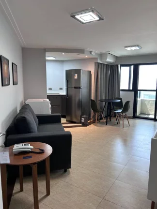 Imagem Flat para aluguel possui 43 m2 quadrados com 1 quarto em Cerqueira César SP