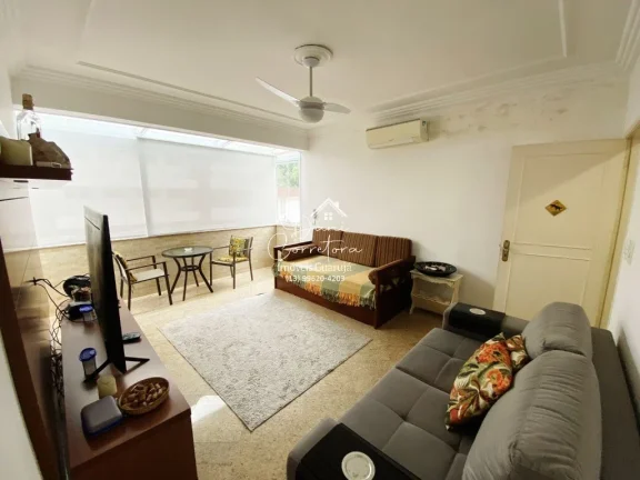 Imagem Cobertura à venda em Guarujá-SP, Pitangueiras: 1 quarto, 2 salas, 2 banheiros, 1 vaga de garagem, 88,20 m² de área.