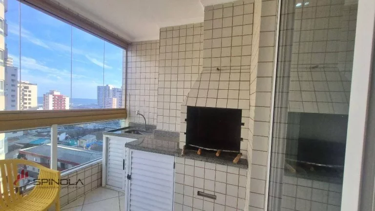 Imagem Apartamento com 3 dormitórios à venda, 100 m² por R$ 670.000,00 - Tupi - Praia Grande/SP