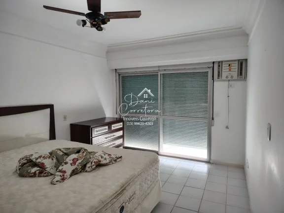 Imagem Apartamento com vista para o mar e lazer, 3 quartos com suíte e 2 vagas na Pitangueiras, Guarujá-SP - 165m² de área.