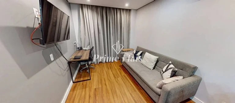 Imagem Flat disponível para venda no Aparthotel Adagio Sao Paulo Moema, com 39m², 1 dormitório e 1 vaga de garagem
