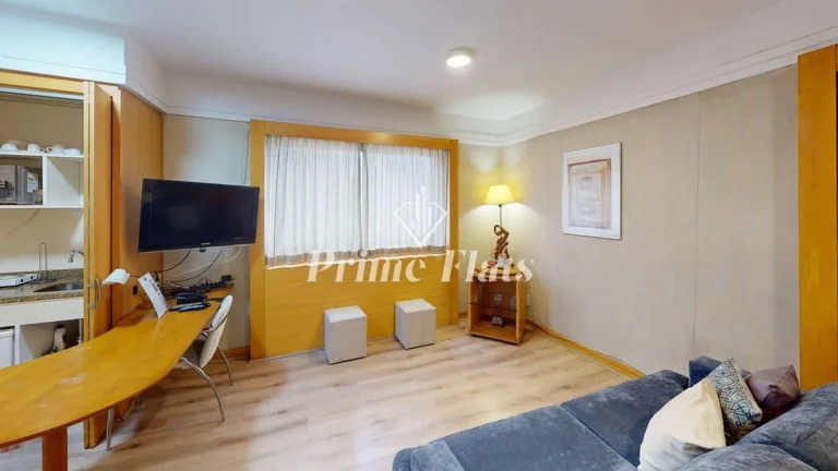 Imagem Apartamento disponível para venda no Transamérica Executive Bela Cintra no Jardim Paulista, com 30m², 1 dormitório e 1 vaga de garagem