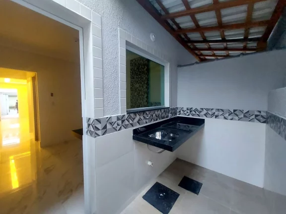 Imagem Sobrado com 2 dorms, Caiçara, Praia Grande - R$ 440 mil, Cod: 2087