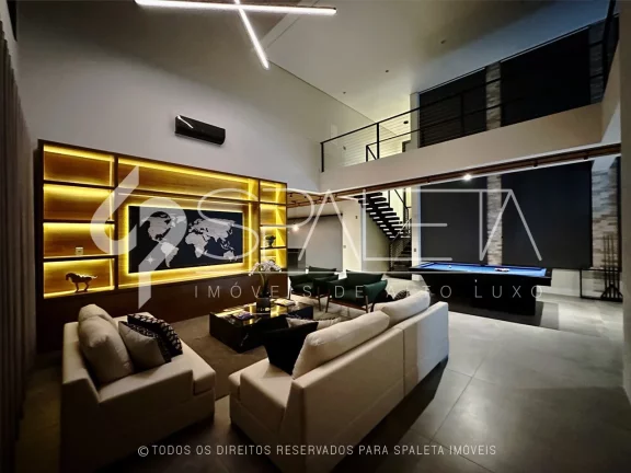 Imagem Mansão com piscina e quadra de tênis à venda no Parque das Bandeiras em Indaiatuba