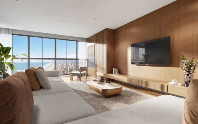 Imagem APARTAMENTO COM 212.72 m² - GUILHERMINA - PRAIA GRANDE SP
