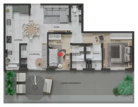 Imagem Apartamento à venda 3 Quartos, 1 Suite, 2 Vagas, Barcelona, São Caetano do Sul - SP