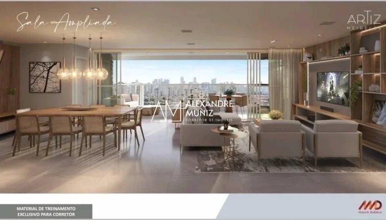 Imagem Artiz Meireles, Apartamentos à venda, Meireles, Fortaleza-CE. 4 suítes.