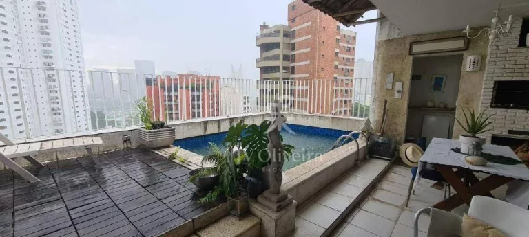 Imagem Apartamento Triplex com 4 dormitórios, 367 m² - venda por R$ 3.500.000,00 ou aluguel por R$ 17.010,00/mês - Real Parque - São Paulo/SP