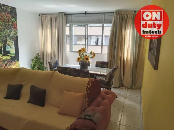 Imagem Apartamento com 2 quartos, 110 m² - venda por R$ 780.000 ou aluguel por R$ 6.071/mês - Gonzaga - Santos/SP