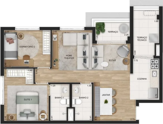 Imagem Com um conceito mixed-use, o Órbita oferece diversas possibilidades de lazer e conveniência, além...