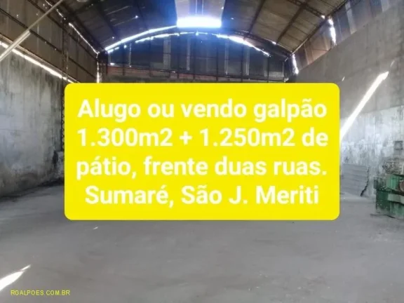 Imagem Galpão para Venda em SÃO JOÃO DE MERITI, JARDIM SUMARÉ