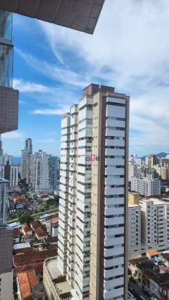 Imagem Apartamento com 1 dormitório com lazer completo, andar alto e vaga demarcada à venda, 44 m² por R$ 636.000 - Campo Grande - Santos/SP