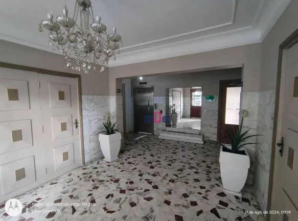 Imagem Apartamento com VISTA MAR , 2 dormitórios, 2 BANHEIROS, VARANDA FRENTE MAR NA QUADRA DA PRAIA à venda, 77 m² por R$ 573.000,00 Aparecida - Santos/SP