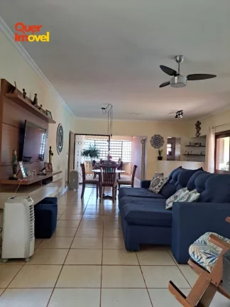 Imagem Casa à venda no Jardim Recreio, Ribeirão Preto-SP: 3 quartos, 3 suítes, 5 salas, 4 banheiros, 5 vagas, 450m². Quer Imóvel Negócios Imobiliários.