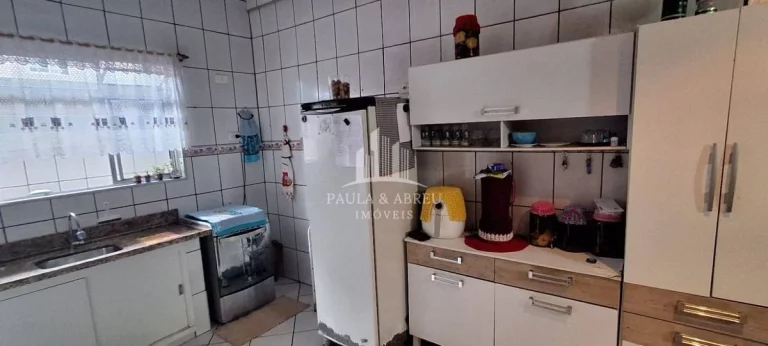 Imagem Sobrado 125m² ao Lado Colégio Barão de Mauá, 2 Dormitórios, 2 Banheiros, 4 Vagas, Churrasqueira no Vila Vitória, Mauá-SP
