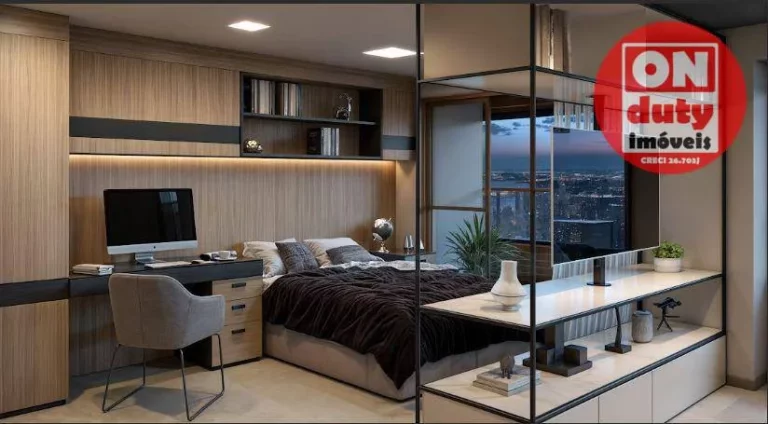 Imagem Espetacular lançamento para morar ou Investir Studio à venda, 37 m² a partir R$ 363.744 prox. Shoppin Brisamar - Centro - São Vicente/SP