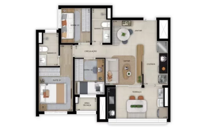 Imagem Apartamento em Alto da Boa Vista - São Paulo SP