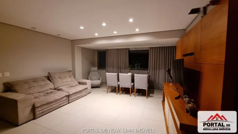 Imagem Apartamento de 3 Quartos a venda no Vila da Serra, andar alto, com Vista Definitivada. Lazer completo, Sinta se num Resort