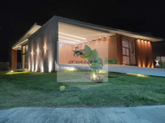 Imagem Vendo Belíssima Casa, em Condomínio Fechado, com 221 m², 3 suítes, piscina, área gourmet e 3 vagas
