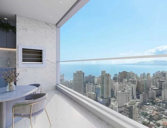 Imagem Apartamento na planta com 4 dormitórios sendo 2 suítes e 2 vagas de garagem - Itapema/SC