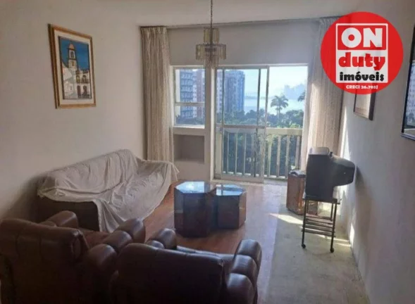 Imagem Apartamento com 2 dormitórios à venda, 85 m² por R$ 370.000,00 - Centro - São Vicente/SP