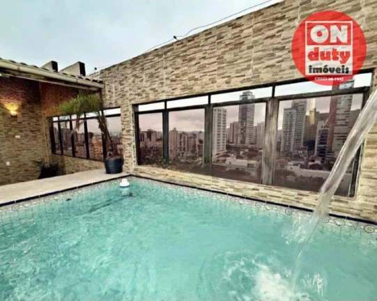 Imagem Cobertura com 3 quartos à venda, 258 m² por R$ 2.520.000 - Boqueirão - Santos/SP