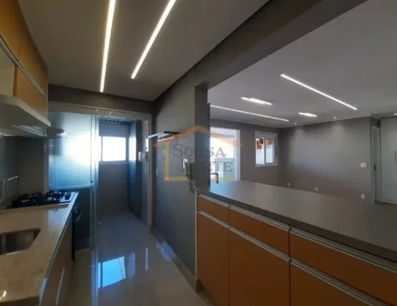 Imagem Apartamento com 87 m² de área útil, sala em dois ambientes integrada à varanda, varanda gourmet,...